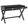thumbnail image 3 of Linon Peggy 2-Drawer 44" Writing Desk, Black, 3 of 4