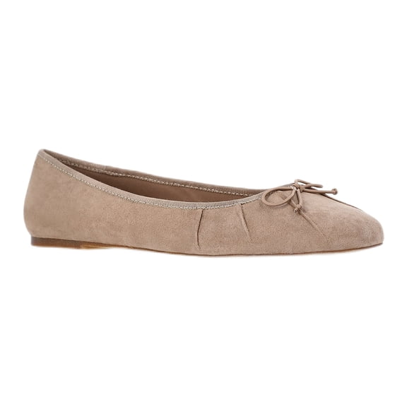 Time and Tru Women's Pleated Ballet Flats