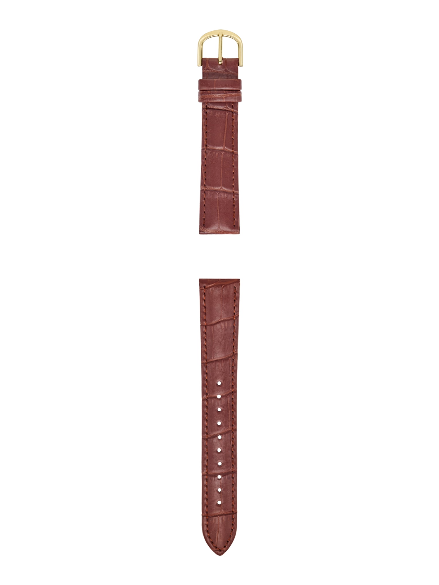 Unisex Watch Band Croc Brown