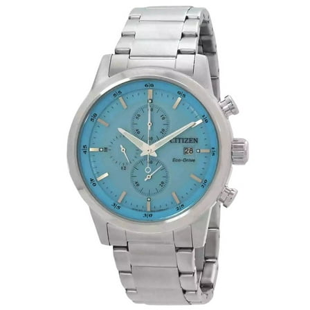Citizen Chronograph Eco-Drive Blue Dial Men's Watch CA0748-80L