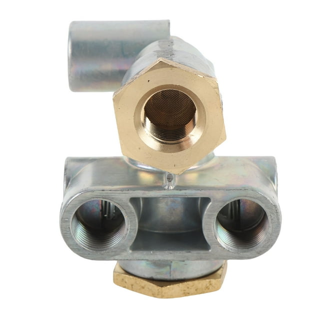 Priority Parking Spring Brake Control Valve, 110500 Easy Installation Spring Brake Control Valve for Trailer 3/8in Ports Priority Valve