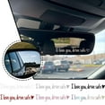 thumbnail image 4 of 2Pcs I Love You Driving Safe Mirror Sticker, Drive Safe I Love You Rearview Decal, I Love You Drive Safe Sticker, Rear View Mirror Decal, Car Stickers Decal Holiday Deals, 4 of 9
