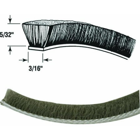 Prime Line Products T8658 Pile Weather Seal 3/16In