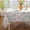 60*84, variant on Spring Floral Rectangle Tablecloth Vintage Flower Tablecloths Water Resistant & Wrinkle Free Polyester Table Cover for Mothers Day Decor, Beige