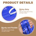thumbnail image 3 of Uxcell Tinsel Foil Fringe Curtains Metallic Tinsel Streamer Backdrop Props for Party Decorations Wedding Decor Blue, 3 of 8