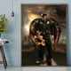 thumbnail image 3 of Cuadros Decorativos Diamante Pintura DIY Policías Taladro Redondo Completo Rhinestone Likrtyny embutido en tela, 3 of 9