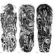 thumbnail image 1 of (TQB242-248-253) 3 uds pegatinas tatuaje brazo serie personajes Warrior God of War 170*480mm pegatinas tatuaje corporal unisex, 1 of 9