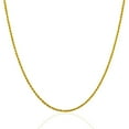 thumbnail image 2 of ARAIYA JEWELRY 14K Yellow Gold 1.27 mm Solid Rope Chain 24'' for Women, 2 of 5