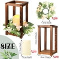 thumbnail image 2 of Farol de boda Hushee de madera con velas, 60 unidades, 2 of 6
