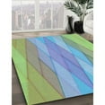 thumbnail image 2 of Ahgly Company Indoor Rectangle Patterned Algae Green Area Rugs, 4' x 6', 2 of 6