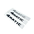 thumbnail image 2 of Fit For Mercedes Fit For Benz A B C E G S ML SL CL GLA CLA Class AMG 4MATIC 4 MATIC Trunk Chrome Matte Black Letters Emblem Badge Sticker, 2 of 4
