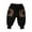 Black, variant on MXIEZI Boys Girls Fall Winter Warm Snow Pants Kids Thickened Padded Trousers Infant Toddler Cotton Pants Fleece Sweatpants for 5 Months-6 Years old