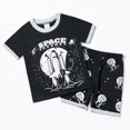 thumbnail image 6 of Paguaki Boys Short Set Pajamas Boys Cotton Toddler Train Dinosaur Sleepwear Summer Clothes Size 2-7T, 6 of 6