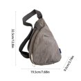 thumbnail image 4 of InsCrazy Sling Bag for Women Chest Bag and Womens Cell Phone Crossbody Bag Casual Versatile Sports Wind Waist Bag Shoulder Small for Travel Outdoor Sports, 4 of 7