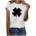 thumbnail image 1 of Chemises de la Saint-Patrick pour Femmes Saint-Valentin Imprimé Hiver Décontracté Floral Haut Saint-Patrick, 1 of 4