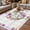 LightPink, variant on Spring Floral Outdoor Rug for Patio/Deck/Porch, Non-Slip Large Area Rug 4 x 6 Ft, Watercolor Easter Eggs Wreath Plants Beige Indoor Outdoor Rugs Washable Area Rugs, Camping Rug Carpet Runner