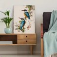thumbnail image 5 of Blue Kingfisher Bird Canvas Wall Art Print, Living Room Bedroom Dining Room Office Decor, 5 of 8