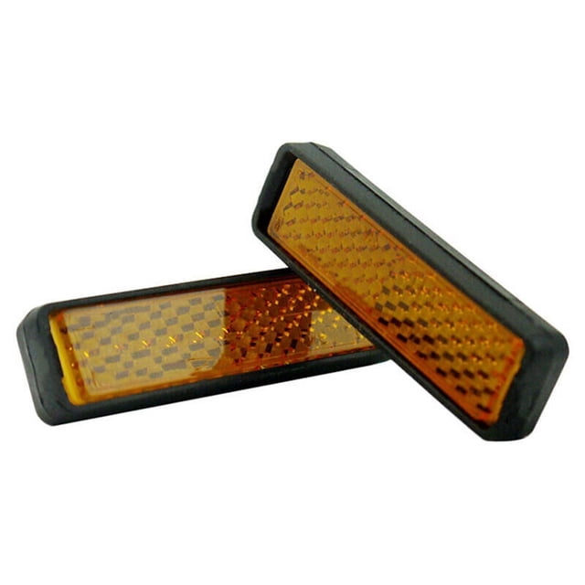 2/4Piece Pedal Reflectors Bicycle Pedal Reflector Rear Reflector High Brightness