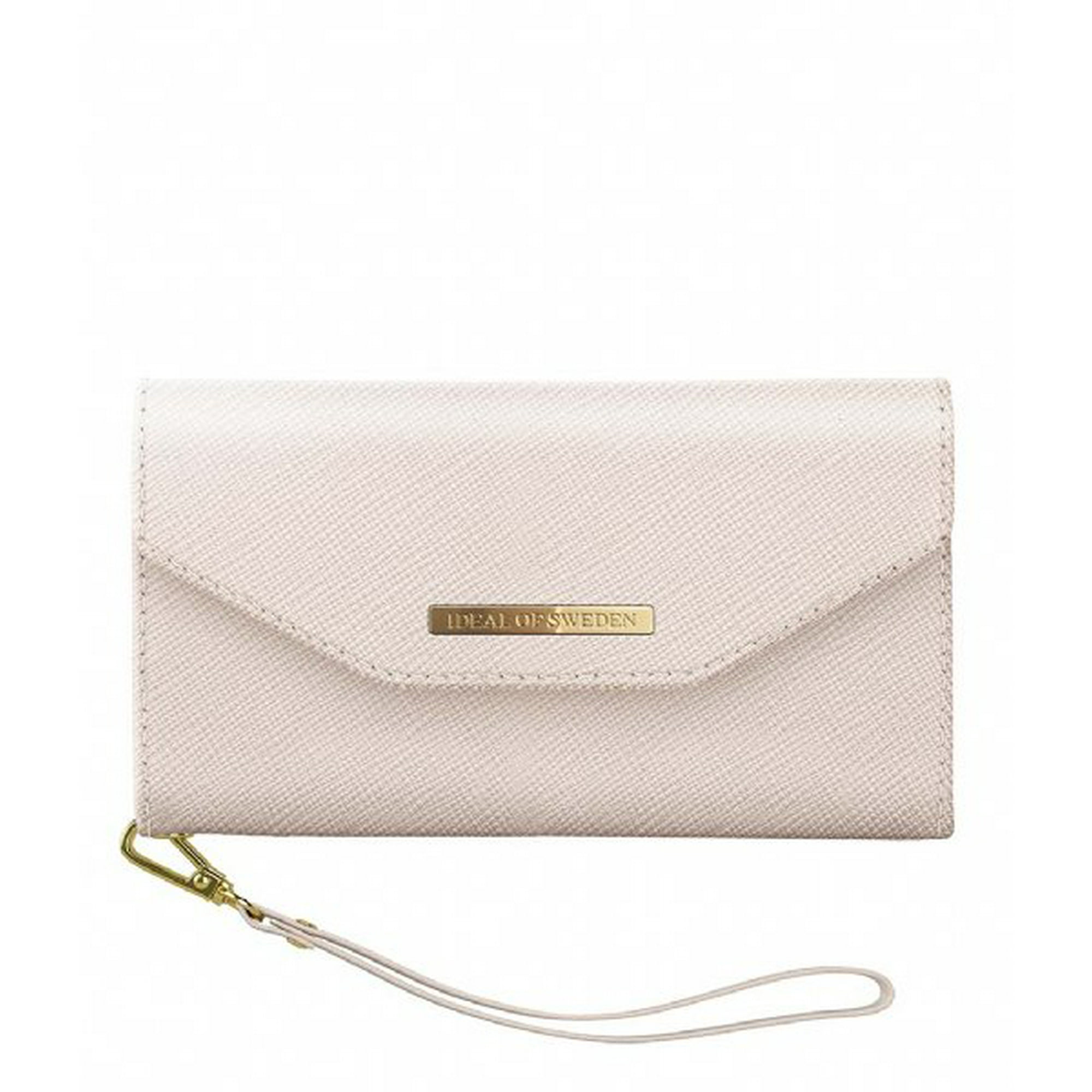 iDeal of Sweden Mayfair Clutch for iPhone XR SAFFIANO BEIGE