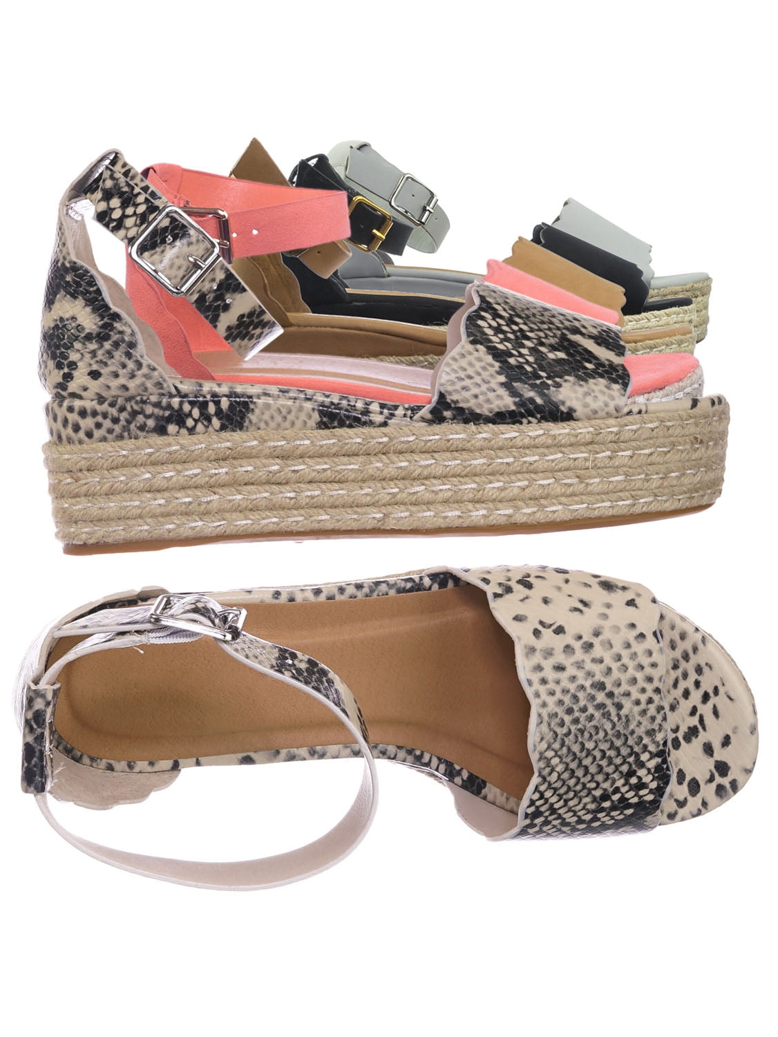 bamboo scallop espadrille