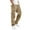 Kaki, variante sur Pantalon Cargo pour Hommes pour le Travail Quotidien et la Mode Urbaine Décontractée – Solide vers l'Utilité Moderne avec Poches Tissées et Corde de Pied Réglable, Taille Confortable et Lien Cargo