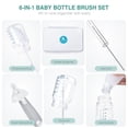 thumbnail image 3 of Escurridor compacto para botellas de viaje Termichy, kit de limpieza, 3 of 8