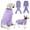 Purple, variant on Dog Surgery Recovery Suit, Recovery Suit for Female Male Dogs Cats, Spay Onesie After Surgery, Green, M