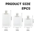 thumbnail image 2 of Ideal Organizer for Travel, Portable Transparent Body Refillable Travel Pouches, Leak-Proof Vacation Must Have for Travel Companion (30 ml, 50 ml, 100 ml), 2 of 7