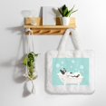 thumbnail image 5 of Yiaed French Bulldog Taking a Bath Print Fluffy Shoulder Bag Plush Bags Women Ladies Tote Bag Fluffy White Furry Purse Handbag for Autumn and Winter, 5 of 7