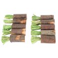 thumbnail image 1 of Palitos para Masticar Conejos, 10 piezas de Juguetes para hámster en forma de Zanahoria, Juguetes para masas para mascotas lindos de madera de manzano seguros para, 1 of 7