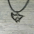 thumbnail image 6 of Hematite "Big Ray" Manta Ray Ocean Theme Sea LIfe Pewter Pendant Necklace Hematite Finish, 6 of 8