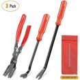 thumbnail image 1 of Juego de 3 alicates de clip y removedor de sujetadores, kit de reparación combinado de tapicería automática con bolsa de almacenamiento para panel de puerta de automóvil (hy), 1 of 5