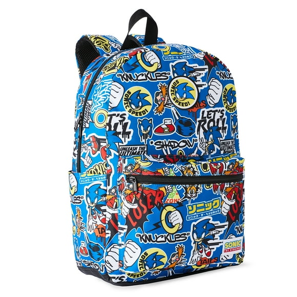Sonic The Hedgehog Boys' Backpack, One Size