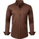 thumbnail image 1 of J.VER Camisas de vestir para hombre, camisa formal de manga larga, elástica, sin arrugas, informal, con botones, 1 of 4