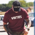 thumbnail image 2 of VIKTOS Adult Male OGV Tee, Burgandy Heather, Size: S (1883000), 2 of 7