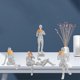 thumbnail image 5 of Reading Woman Ornament Relaxing Reading Sculpture Resin Woman Statue for Book Lovers Home Decoration, 5 of 5