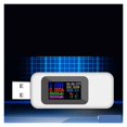 thumbnail image 2 of Type-C USB Tester Voltmeter Meter USB Multimeter Voltage and Current Tester 0-5A 4-30V USB Power Meter Multi-Function Tester Color Capacity Voltage Current Detector ,Wide Application, 2 of 3