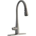 thumbnail image 1 of KOHLER 596-VS Simplice, 3 Jets, Robinet d'Évier de Cuisine avec Vaporisateur Rétractable, Voûte Haute, Acier Inoxydable Vibrant, 1 of 10