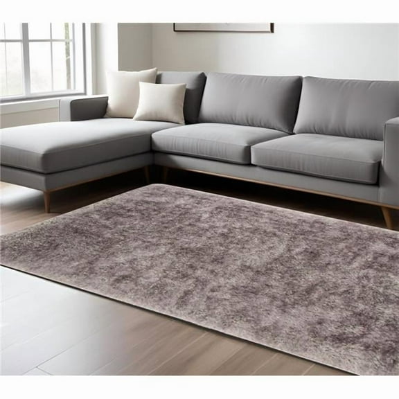 HomeRoots 571078 9 x 14 ft. Champagne Rectangle Area Rug
