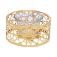 thumbnail image 3 of Candelabro moderno Candelabros decorativos Pilar Candelabros Artesanía Candelabros para mesa Boda Vacaciones Comedor Decoración , geometría redonda, 3 of 9
