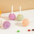 thumbnail image 3 of Ludlz Ice Ball Mold with Handle Non-stick Easy Demoulding Lollipop Chocolate Cake Baking Ice Tray Kitchen Supplies, 3 of 8