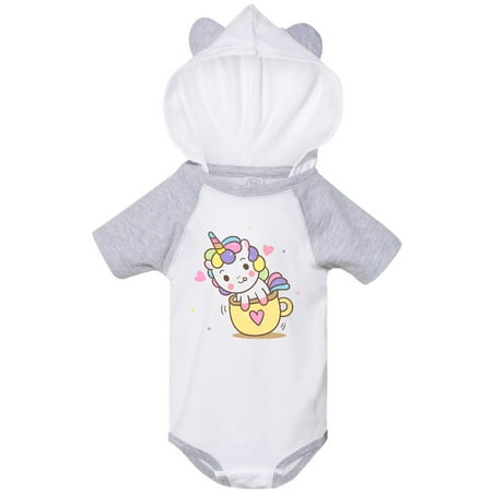 

Inktastic Teacup Unicorn Gift Baby Boy or Baby Girl Bodysuit