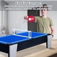 thumbnail image 5 of 4-in-1 Mini Multi Game Table, Combination Game Table, Childrens Combo Arcade Set w/Pool Billiards, Hockey, Foosball and Table Tennis for Home, Play Room,Friends & Family, 5 of 6