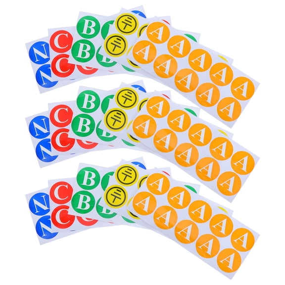 YOSADIER 100pcs Electrical Grounding Sticker Labels Pvc Warning Labels
