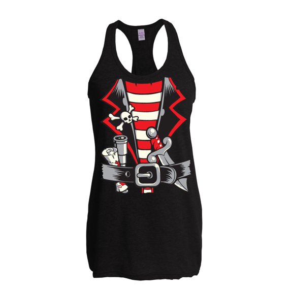 Normal is Boring - Women's Racerback Tank Top, up to Women Size 2XL - Pirate Costume