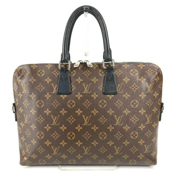Pre-Owned LOUIS VUITTON M40868 Monogram Macassar Porte Document Jour PDJ Business... (Good)