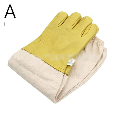 

Beekeeper Gloves Protective Sleeves Ventilated Professional Anti Bee F0V7