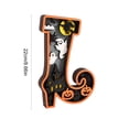 thumbnail image 3 of Halloween Wooden Ornaments Halloween Decorative Light Spooky Wood Sign Table Decor Light For Living Room Kitchen, 3 of 7