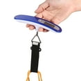 thumbnail image 1 of Electronic Weight  Digital Weight  Portable Weight 1Pc Travel Hanging Weight High  Digital Luggage Scale LCD Display # Blue Color  Strip, 1 of 8