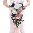 thumbnail image 1 of Ramos de Boda Serwalin para Novia y Damas de Honor Rosa Azul, 1 of 8